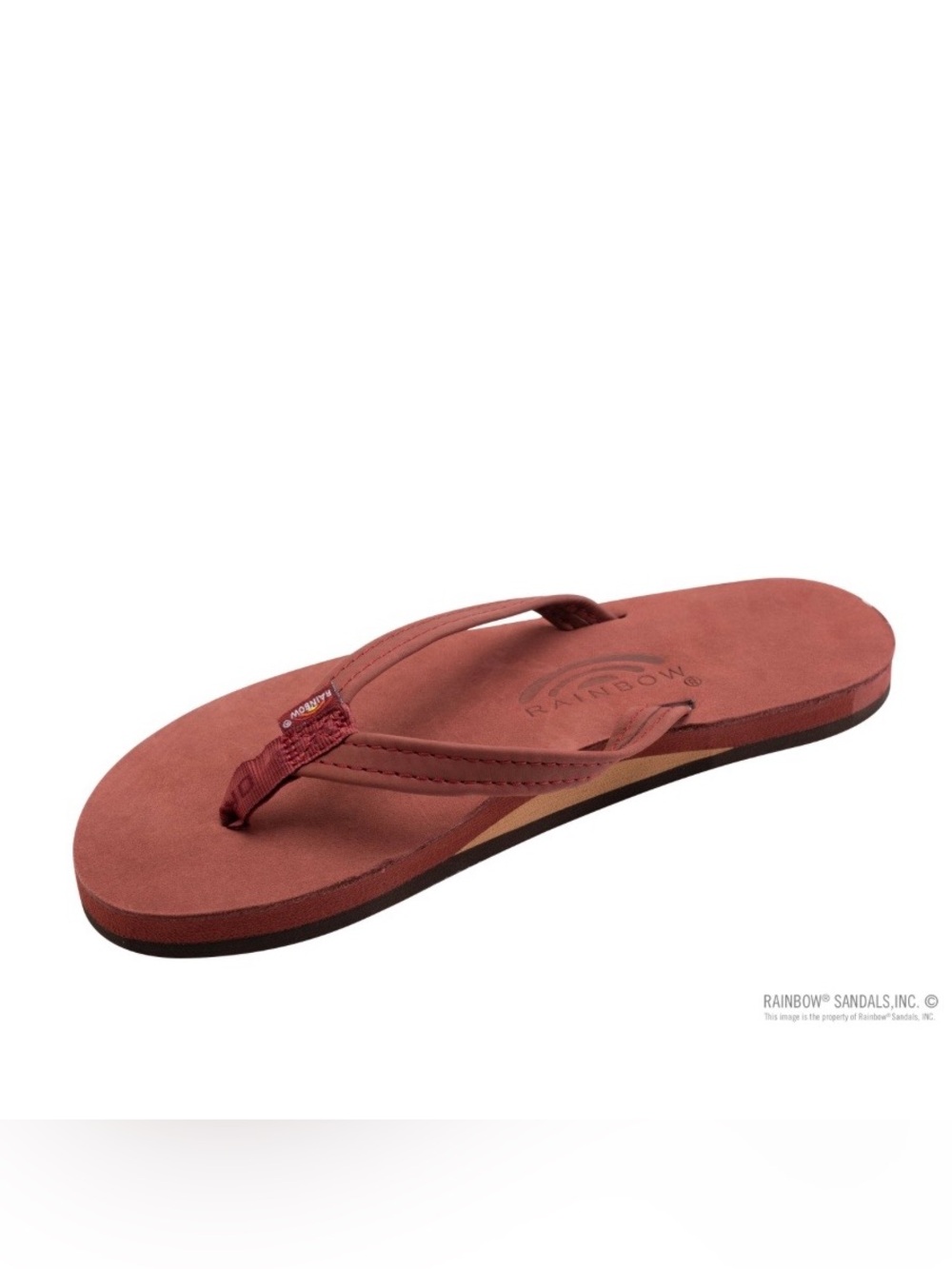 Rainbow Women's Burgundy Flip Flop Sandal